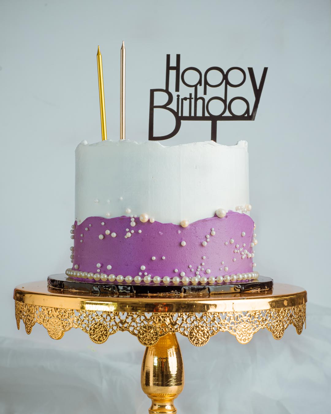 The Pearls and Candles Cakes image 0