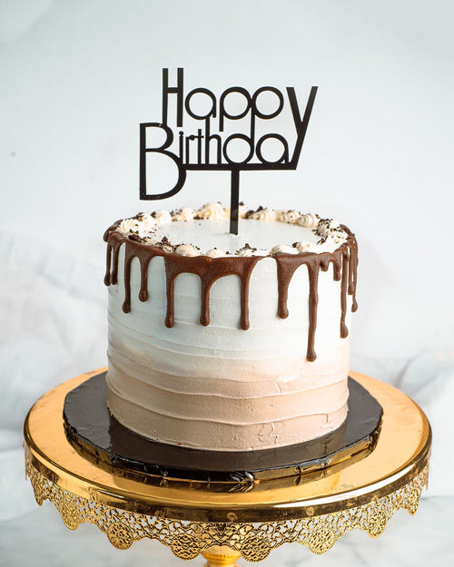 The Brown and Drips Cake image 0