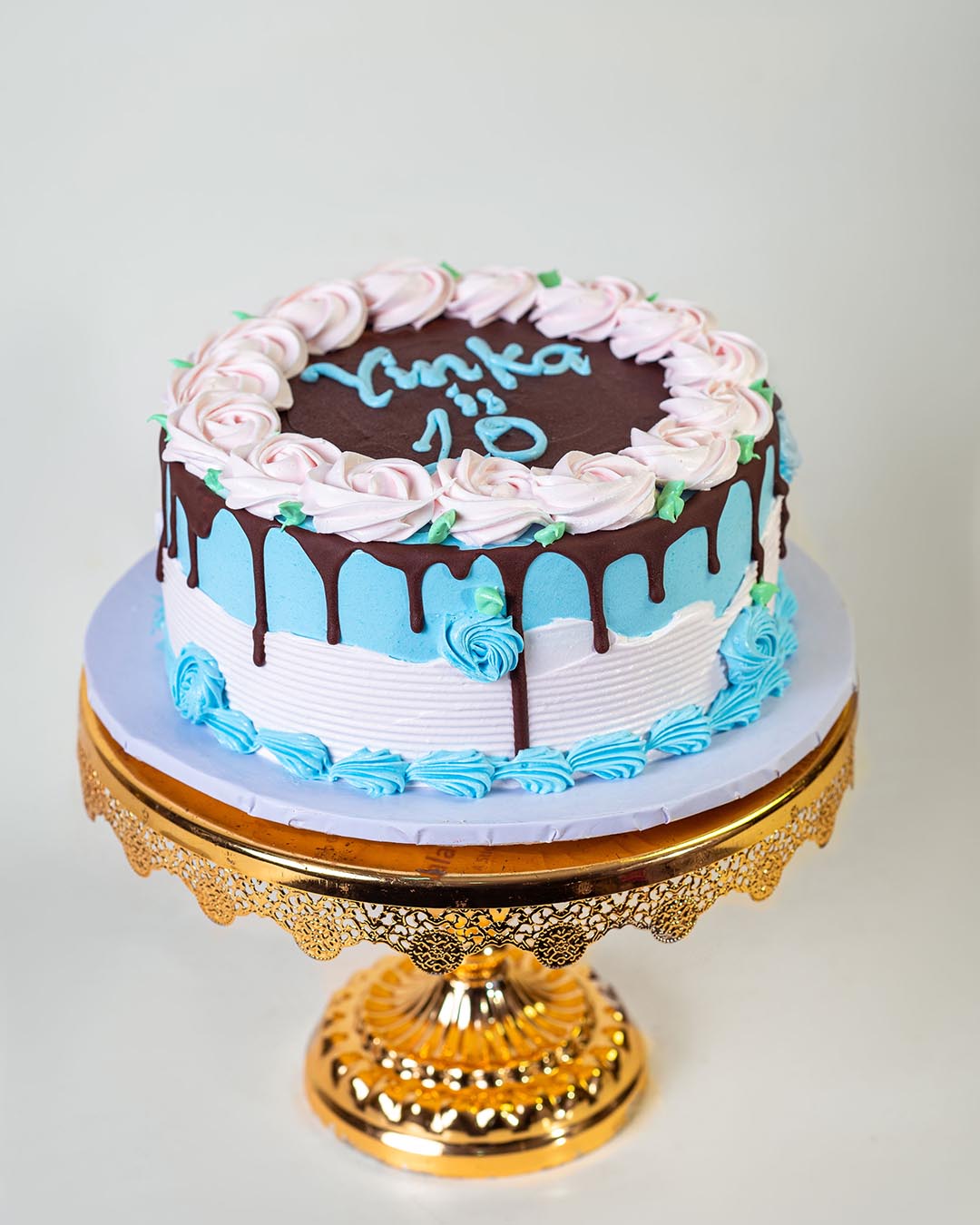 The Rosette Drip Cake