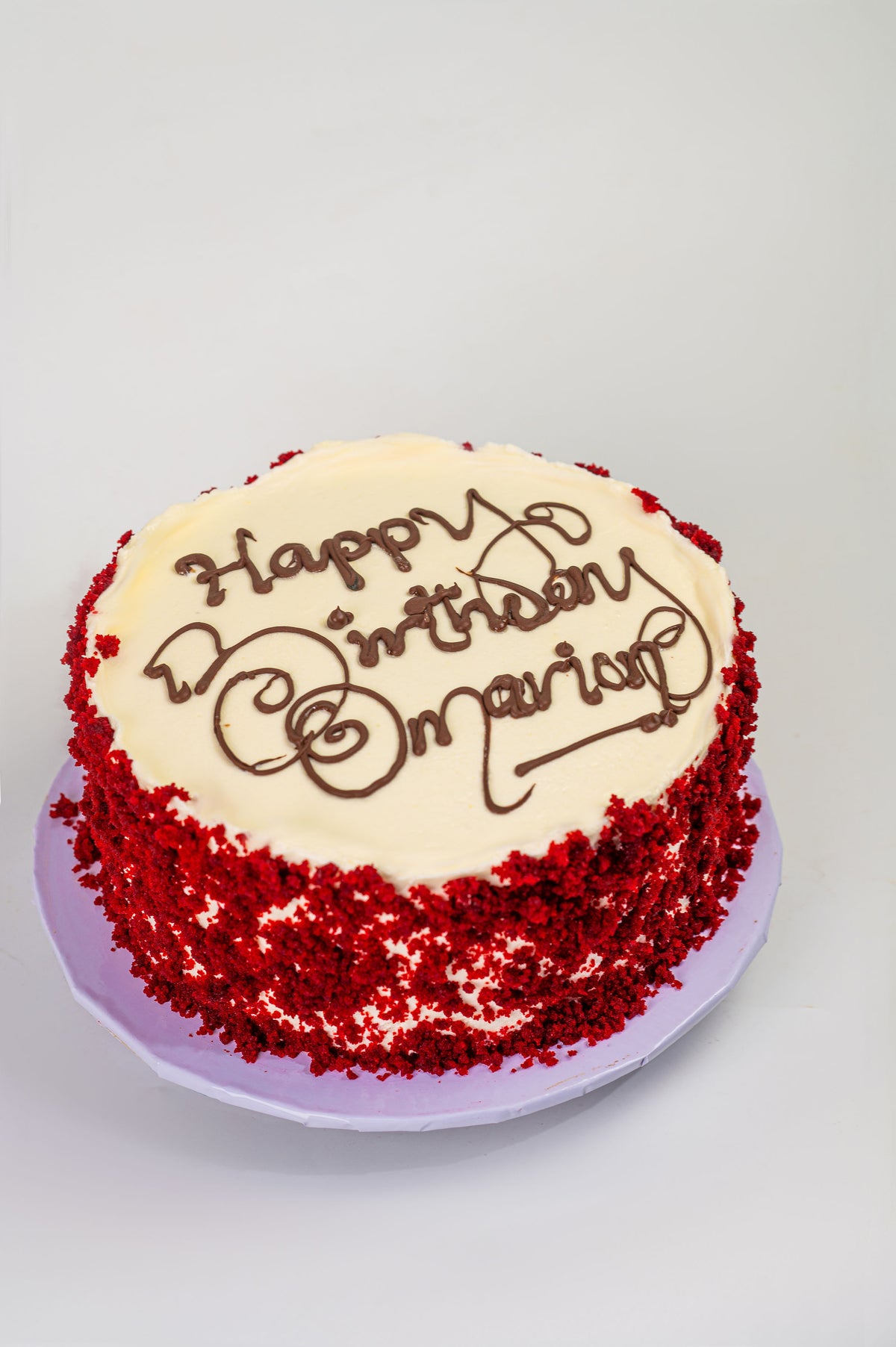 The Red Velvet Crumb Cake