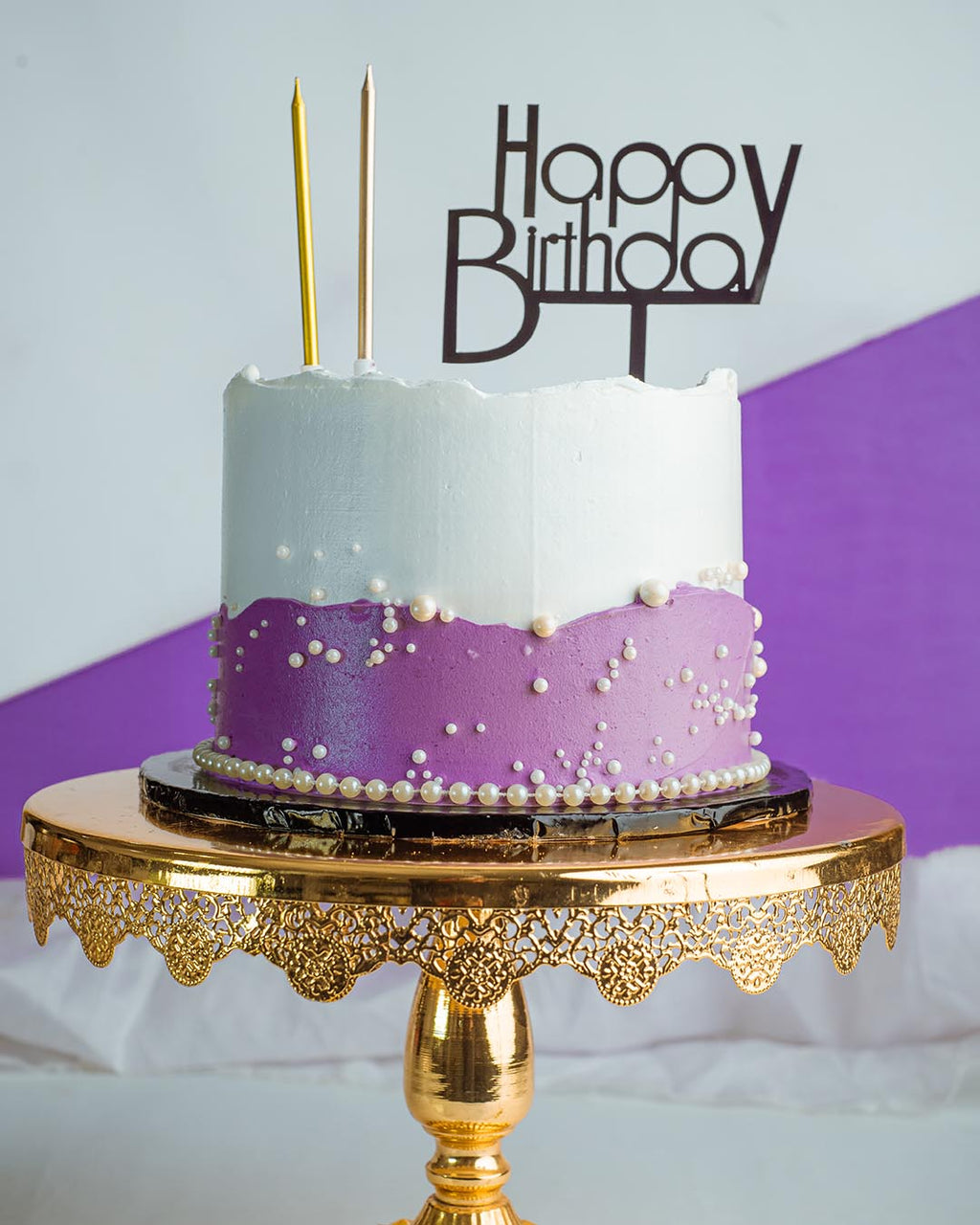 The Pearls and Candles Cakes image 1